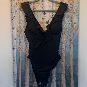 Brand new with tags black bathing suit!